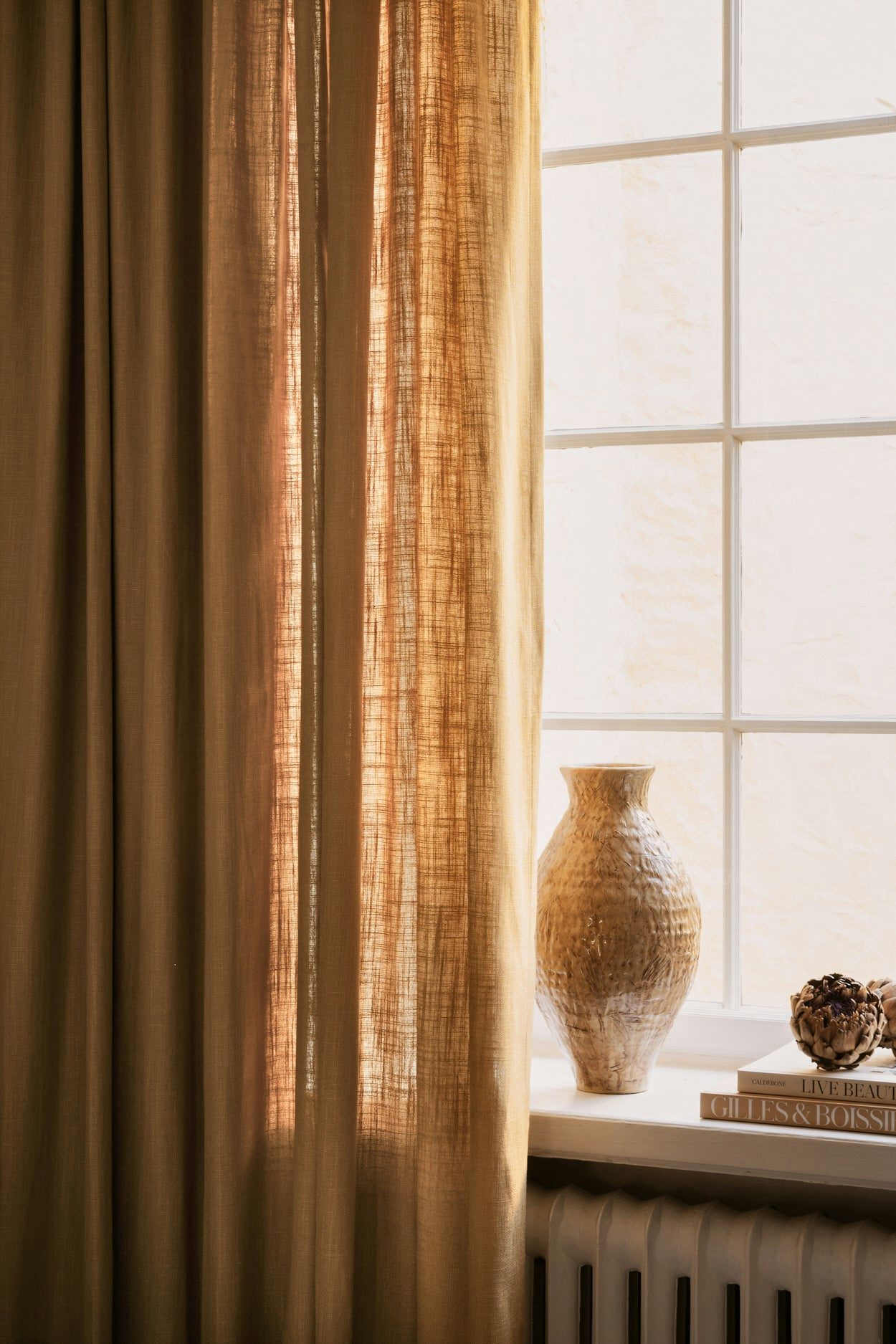 Woven Linen Curtain
